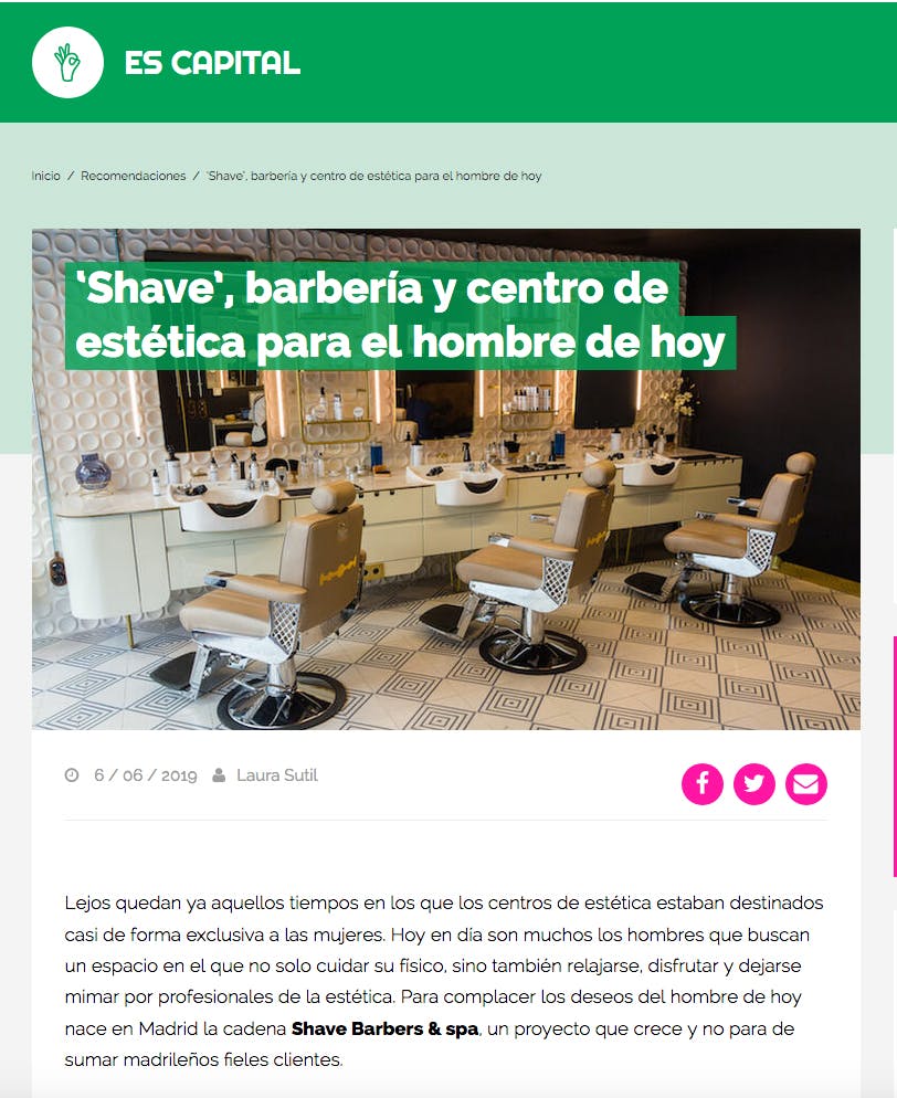 SHAVE en madriddiferente